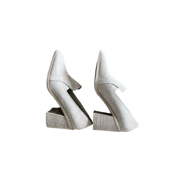 Joie Wevenly Suede Block Heels - Picture 8 of 9